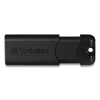 Pinstripe Usb 3.0 Flash Drive, 16 Gb, Black