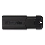 Pinstripe Usb 3.0 Flash Drive, 16 Gb, Black
