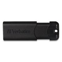 Pinstripe Usb 3.0 Flash Drive, 64 Gb, Black