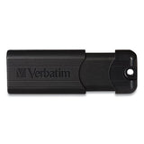 Pinstripe Usb 3.0 Flash Drive, 64 Gb, Black