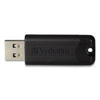 Pinstripe Usb 3.0 Flash Drive, 64 Gb, Black