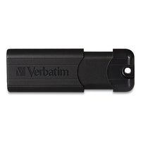 Pinstripe Usb 3.0 Flash Drive, 256 Gb, Black