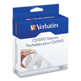 Cd-dvd Sleeves, 100-box