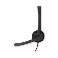 Mono Headset, Monaural, Over-the-head, Black