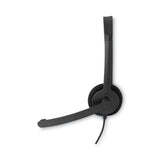 Mono Headset, Monaural, Over-the-head, Black