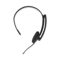 Mono Headset, Monaural, Over-the-head, Black