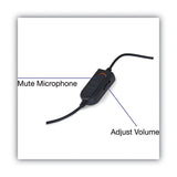 Mono Headset, Monaural, Over-the-head, Black