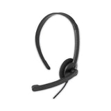 Mono Headset, Monaural, Over-the-head, Black