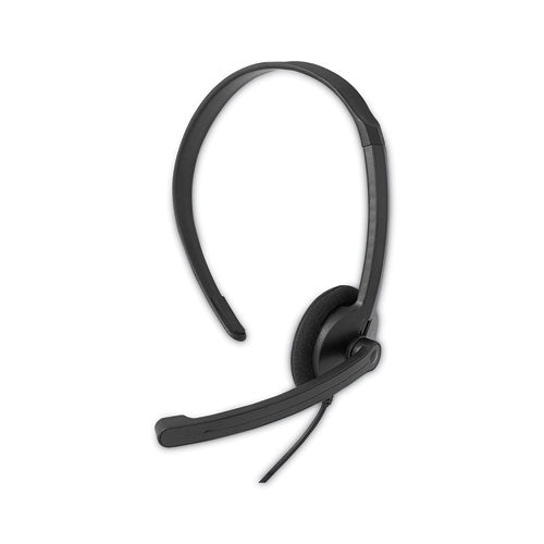Mono Headset, Monaural, Over-the-head, Black