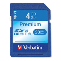 4gb Premium Sdhc Memory Card, Uhs-i U1 Class 10, Up To 30mb-s Read Speed