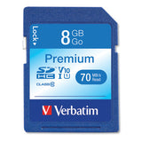 8gb Premium Sdhc Memory Card, Uhs-1 V10 U1 Class 10, Up To 70mb-s Read Speed