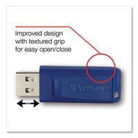 Classic Usb 2.0 Flash Drive, 4 Gb, Blue