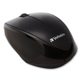 Wireless Notebook Multi-trac Blue Led Mouse, 2.4 Ghz Frequency-32.8 Ft Wireless Range, Left-right Hand Use, Black