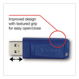 Classic Usb 2.0 Flash Drive, 8 Gb, Blue, 5-pack