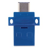 Store ‘n' Go Dual Usb 3.0 Flash Drive For Usb-c Devices, 64 Gb, Blue