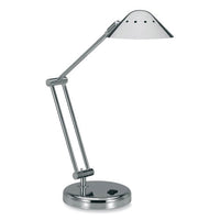 Halogen Lamp With 3-point Adjustable Arm, 15" High, Brushed Nickel, Ships In 4-6 Business Days