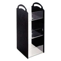 Compact Condiment Organizer, 6 1-8w X 8d X 18h, Black