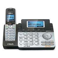 Ds6151-2 Two-handset Two-line Cordless Phone With Answering System, Black-silver