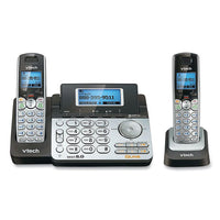 Ds6151-2 Two-handset Two-line Cordless Phone With Answering System, Black-silver