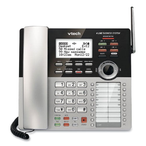 Cm18245 Four-line Business System Extension Deskset For Ose With Vtech Cm18445