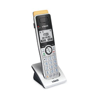 80-2151-02 Three-handset Connect To Cell Cordless Telephone, Black-silver