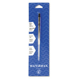 Refill For Waterman Ballpoint Pens, Medium Point, Black Ink