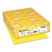 Color Paper, 24 Lb, 8.5 X 11, Lift-off Lemon, 500-ream
