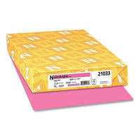 Color Paper, 24 Lb, 11 X 17, Pulsar Pink, 500-ream