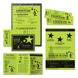 Color Cardstock, 65 Lb, 8.5 X 11, Vulcan Green, 250-pack