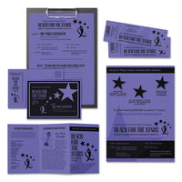Color Cardstock, 65 Lb, 8.5 X 11, Venus Violet, 250-pack