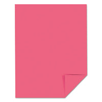 8.5 x 11 Color Paper, 24 lb/89 gsm, 500 Sheets per Pack (Re-Entry Red)
