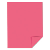 Color Cardstock, 65 Lb, 8.5 X 11, Plasma Pink, 250-pack