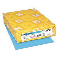 Color Paper, 24 Lb, 8.5 X 11, Lunar Blue, 500-ream