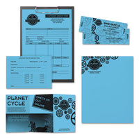 Color Paper, 24 Lb, 8.5 X 11, Lunar Blue, 500-ream