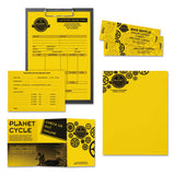 Color Paper, 24 Lb, 8.5 X 11, Solar Yellow, 500-ream