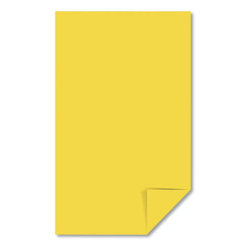 Color Paper, 24 Lb, 8.5 X 14, Solar Yellow, 500-ream