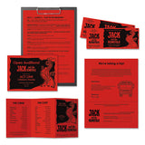 Color Paper, 24 Lb, 8.5 X 11, Re-entry Red, 500-ream
