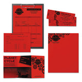 Color Paper, 24 Lb, 8.5 X 11, Re-entry Red, 500-ream