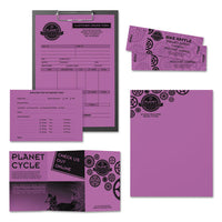 Color Paper, 24 Lb, 8.5 X 11, Planetary Purple, 500-ream