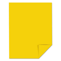 Color Cardstock, 65 Lb, 8.5 X 11, Solar Yellow, 250-pack