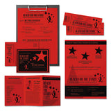 Color Cardstock, 65 Lb, 8.5 X 11, Re-entry Red, 250-pack