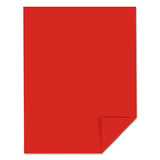 Color Cardstock, 65 Lb, 8.5 X 11, Re-entry Red, 250-pack