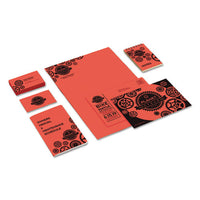 Color Cardstock, 65 Lb, 8.5 X 11, Rocket Red, 250-pack