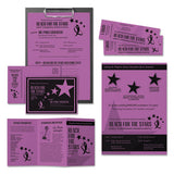 Color Cardstock, 65 Lb, 8.5 X 11, Planetary Purple, 250-pack