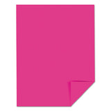 Color Cardstock, 65 Lb, 8.5 X 11, Fireball Fuchsia, 250-pack