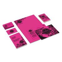 Color Cardstock, 65 Lb, 8.5 X 11, Fireball Fuchsia, 250-pack