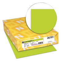 Exact Brights Paper, 20lb, 8.5 X 11, Bright Green, 500-ream