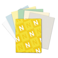 Exact Vellum Bristol Cover Stock, 94 Bright, 67lb, 8.5 X 11, White, 250-pack