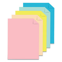 Color Cardstock, 65 Lb, 8.5 X 11, Assorted Colors, 250-pack