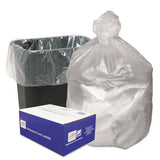 Waste Can Liners, 60 Gal, 12 Microns, 38" X 58", Natural, 200-carton